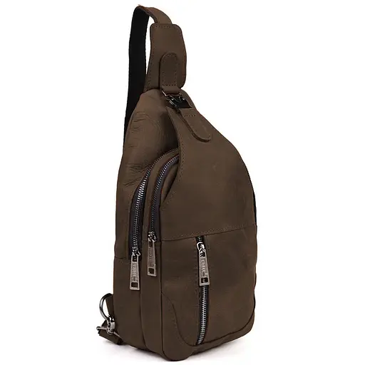 Кожаный мужской рюкзак TARWA 17х7х33,5 см sum0026634 - фото 4