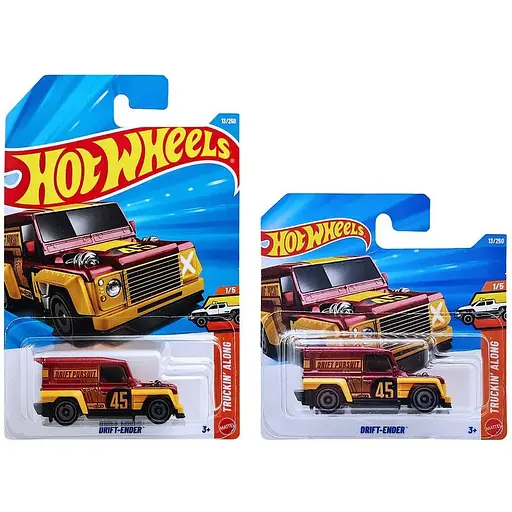 Базова машинка Hot Wheels Truckin Along Drift-Ender червоно-помаранчева (5785) JJH90-N521 - фото 1