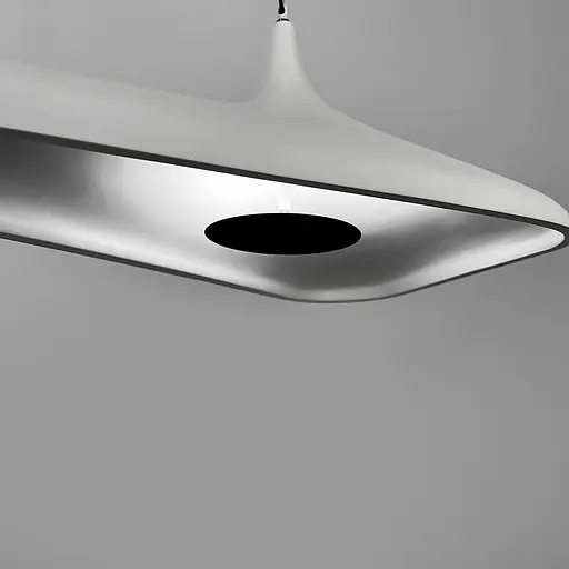 Светильник с уникальным белым плафоном 70х45 см | Ст. MJ260-800 WT | Line F - фото 2