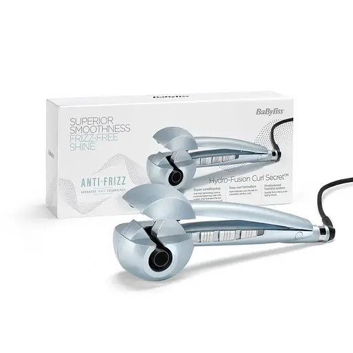 Стайлер BaByliss Curl Secret Hydro-Fusion, автоматический, 230 Вт, 3 температурных режима, 190–230 °C, ионизация, керамика, голубой - фото 5