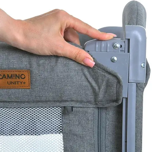 Манеж-кровать El Camino ME 1098 UNITY+ Gray 2 в 1 с пеленатором, колесами и аксессуарами - фото 9