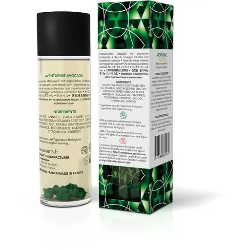 Массажное масло Exsens Aventurine Avocado (антистресс с авантюрином) - фото 2