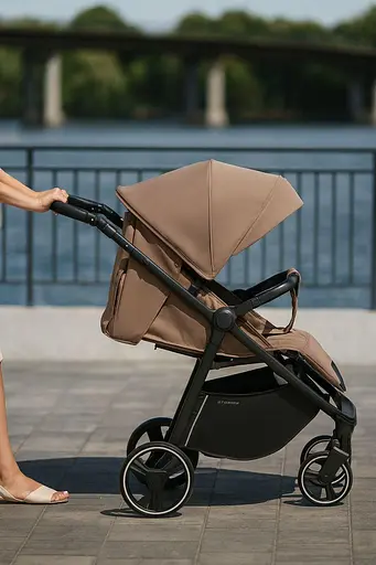 Прогулочная коляска CARRELLO Bravo CRL-8512 BF Royal Beige /1/ - фото 2