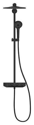 Душова система з термостатом Grohe Euphoria Smart Control System 310 Duo 22120KF0, Чорний матовий - фото 3