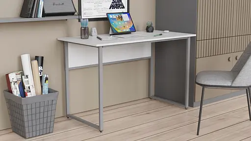 Компьютерный стол Ferrum-decor Коди 75x120x60 серый ДСП Белый 16мм (FRD-101661)