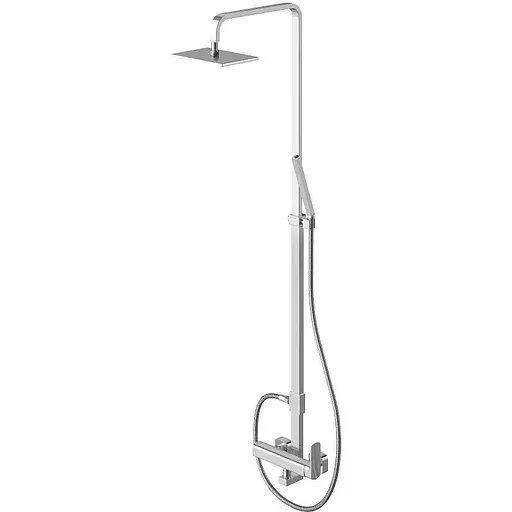 Душова система Kohlman Foxal chrome QW276F, Хром - фото 1