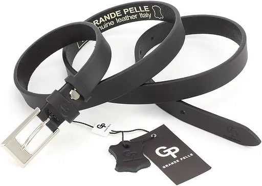 Ремінь шкіряний Grande Pelle жіночий 120х2 см acs0027512 - фото 4