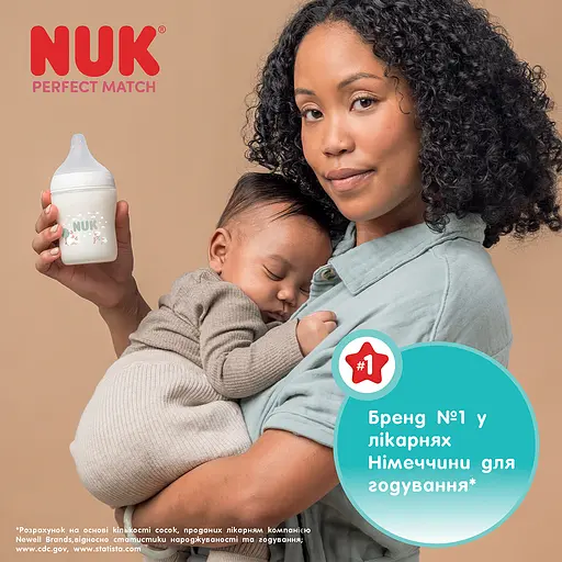 Соска Nuk Perfect Match силикон М от 3 мес. 2 шт. (3954266) - фото 9