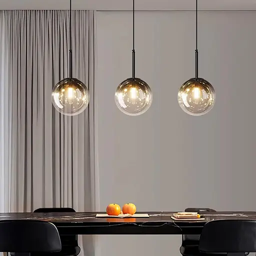 Світильник із градієнтним графітовим плафоном Ø 25 см | Line F | Арт. A275-250 - фото 1