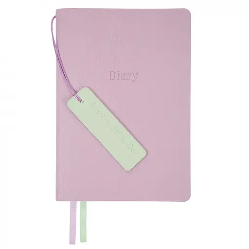 Дневник А5 Leo Planner недатированный Prima мягкий сиреневый 320 страниц (252701)