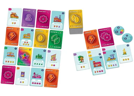 Настольная игра Games 7 Days Карточный Город (Point City) (укр.) (PCT01UA) - фото 4