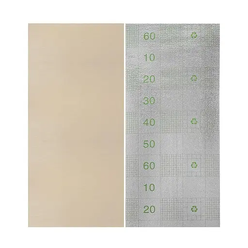 Самоклеящаяся виниловая плитка в рулоне 600х3000х2мм Бежевый лен Мат SW-00002042 - фото 4