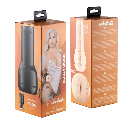 Мастурбатор Kiiroo Feel Ashley Barbie, копія вагіни порнозірки - фото 2