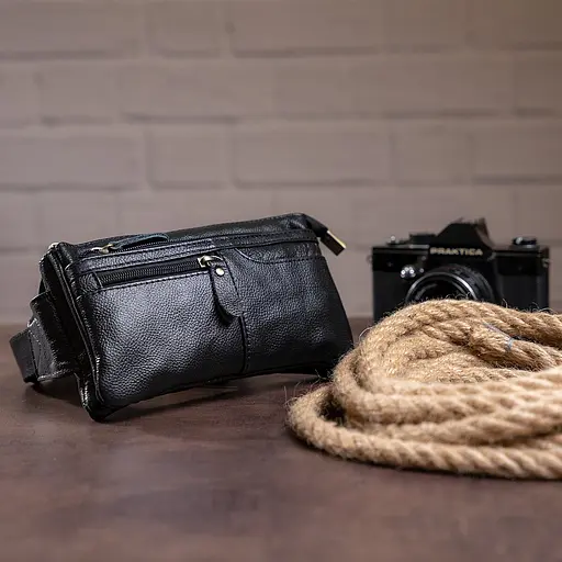 Чоловіча шкіряна сумка Vintage 21х12х4 см sum0012917 - фото 3