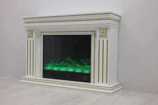 Електричний камін Valencia Gold Bluetooth звук потріскування дров 1500Вт (10080115) - фото 7