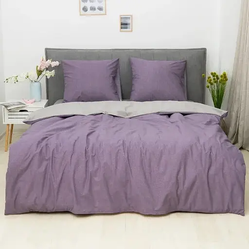 Комплект постільної білизни Viluta євро ранфорс 25374 100% бавовна - фото 1