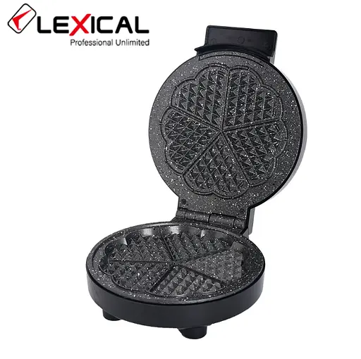 Электрическая вафельница Lexical LWM-2404 с терморегулятором и антипригарным покрытием 1000Вт - фото 3