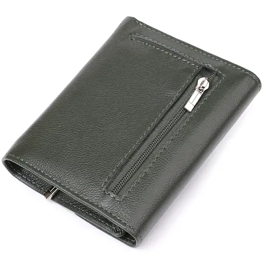 Кошелек среднего размера из натуральной кожи ST Leather 12х14х2 см acs0029695 - фото 2