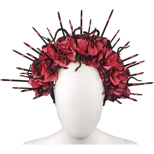 Обруч з променями, трояндами та змійками Ліліт - фото 1