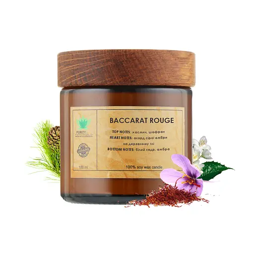 Аромасвічка Baccarat rouge M PURITY 100 г - фото 1