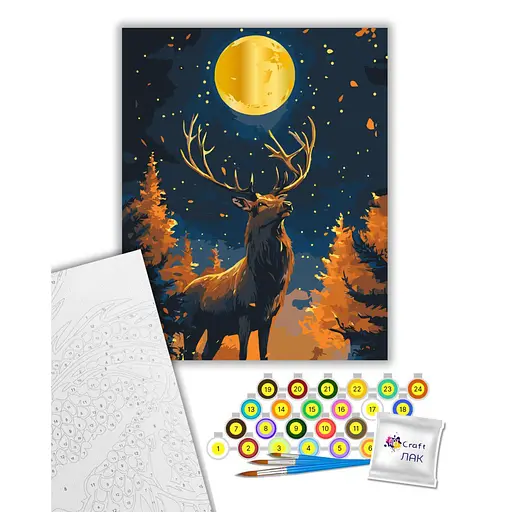 Картина по номерам "Над прірвою" 11735-AC с металлизированными красками 40x50 см - фото 2