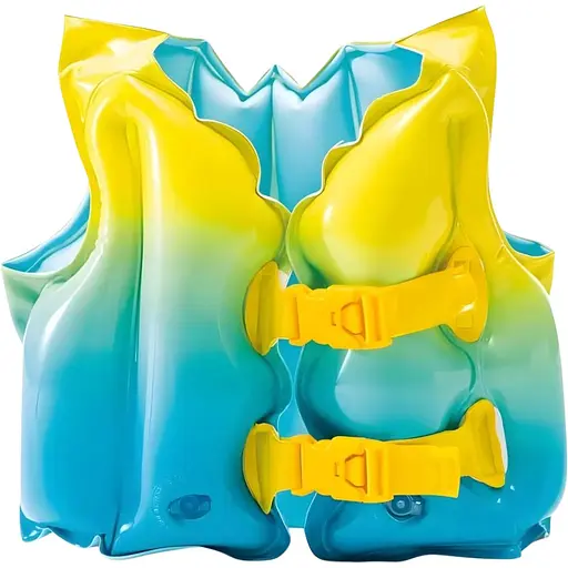 Дитячий надувний жилет Intex 59663 Блакитна лагуна. Розміром 40х30 см від 3х до 5ти років.