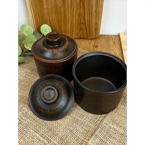 Набір банок для спецій 0.7 літра керамічний (глиняний) Гладкий - фото 6