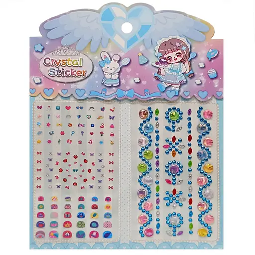 Наклейка камни Bambi XY-008-1(Blue) для авто, ноутбуков, телефонов - фото 1