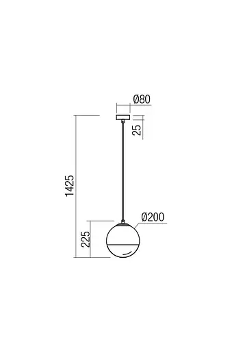Подвесной светильник Redo BERRY SU 1X42W E27 D200 GOLD/WHITE (5.1.1) 01-2266 - фото 2