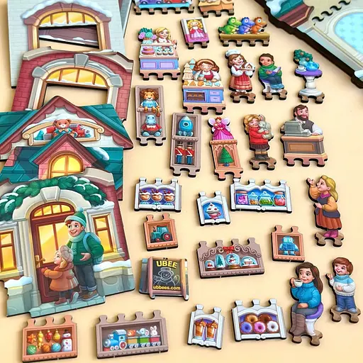 Двошаровий пазл-вкладиш "Магазин іграшок" Ubumblebees PSD304 (ПСД304) - фото 13