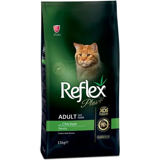 Сухий корм для котів Reflex Plus з куркою 15 кг