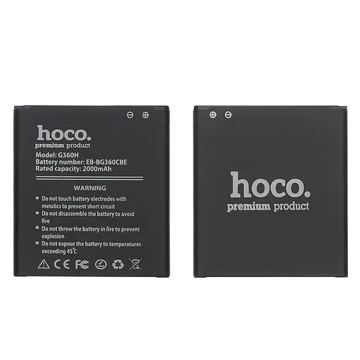 Акумулятор Hoco EB-BG360CBE для Samsung G360/G361/J200 J2 (2015) - фото 2