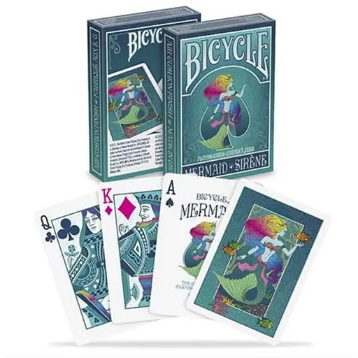 Карты игральные United States Play Card Company Bicycle Mermaid (blue) (PC_02457) - фото 1