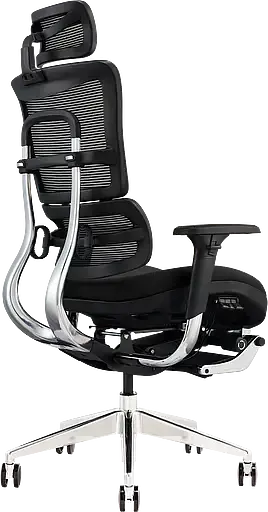 Офисное кресло GT Racer черное (X-802L Black (W-21 B-41)) - фото 3