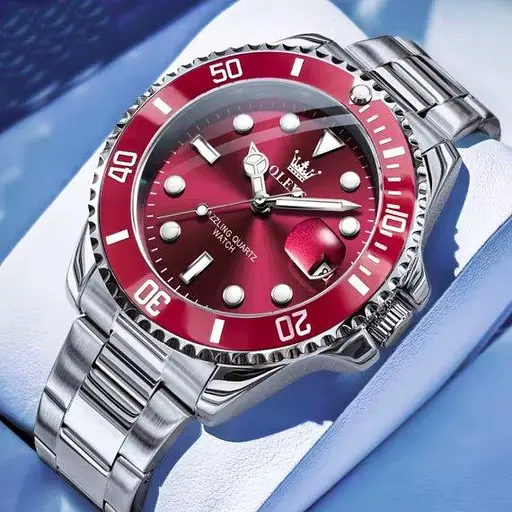 Часы мужские наручные Olevs Bordo - фото 3