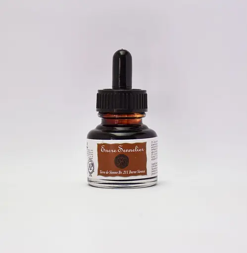 Чорнило для каліграфії Sennelier, 30 мл, Сієна палена (Burnt Sienna)
