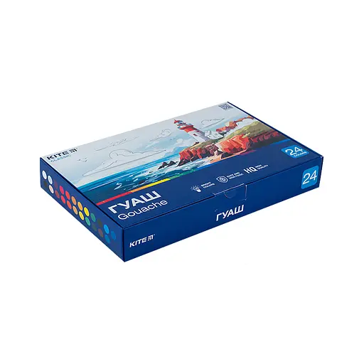 Гуашевые краски Kite Classic 24 цветов х 20 мл (K-097)