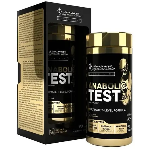 Рослинні екстракти з мінералами Kevin Levrone Black Line Anabolic Test, 90 таблеток