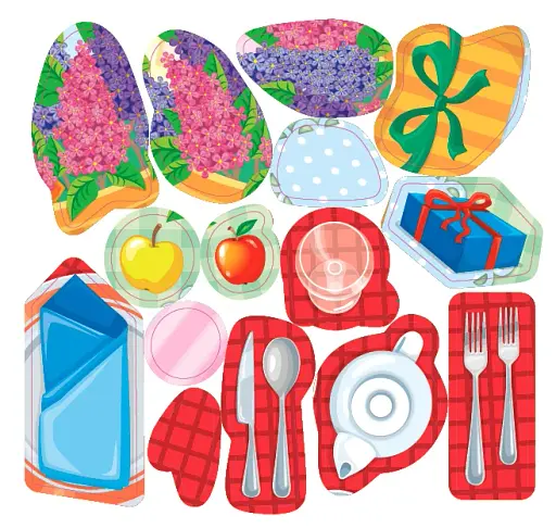 Наліпки-помічниці. Святковий стіл - фото 4