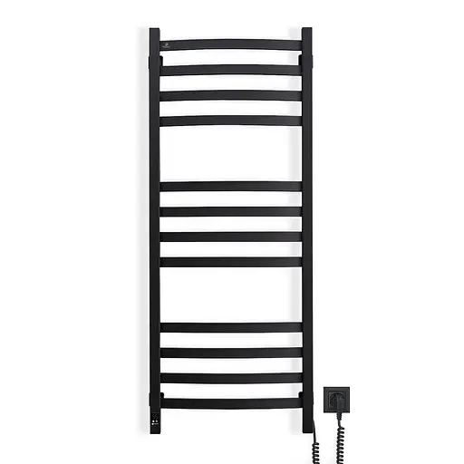 Электрический полотенцесушитель Navin Avalon 480x1200 Sensor правая, черный муар 10-043153-5010, Черный матовый, Правое, Электронный - фото 4