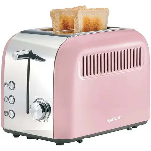 Тостер SilverCrest STC 920 B1 розовый - фото 1