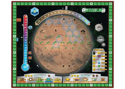 Настільна гра Kilogames Тераформування Марса: Еллада та Елізій (Terraforming Mars: Hellas & Elysium) (укр.) (KG-1750) - фото 4
