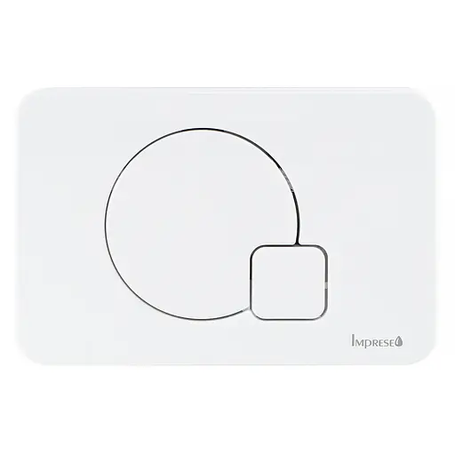 Кнопка змиву Imprese i7115PW білий глянець - фото 1