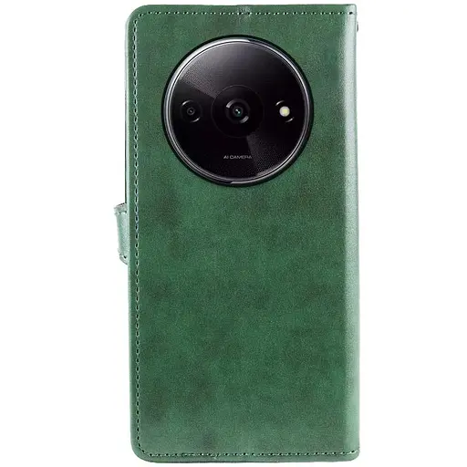 Чохол-книжка Getman шкіряний Gallant PU для Xiaomi Redmi A3 Зелений - фото 3