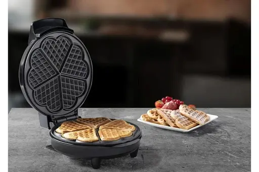 Вафельниця Bestron AWM700CO для вафель у формі серця - фото 5