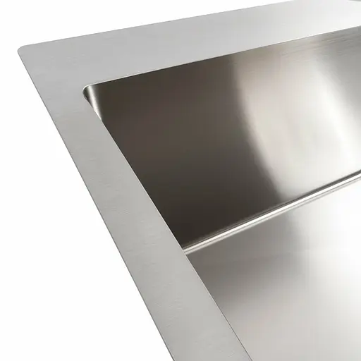 Кухонная мойка Platinum Handmade 70x50 нержавейка (сифон круглый, 3,0/0,8), Нержавеющая сталь - фото 4