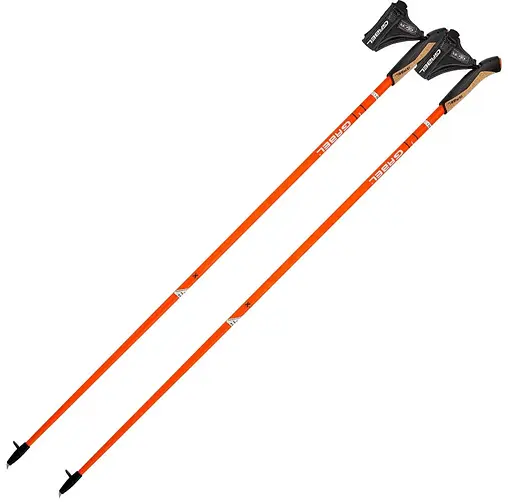 Палиці для скандинавської ходьби Gabel X-1.35 Active Knife Red/Orange 115 (7009361151150) (DAS302695) - фото 1