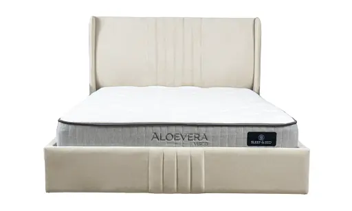 Ліжко 1,6 Лагуна молочна з підйомним механізмом - фото 2