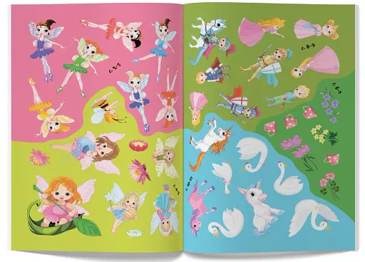 Перші розвивальні наліпки. Феї та принцеси. 42 наліпки - фото 5