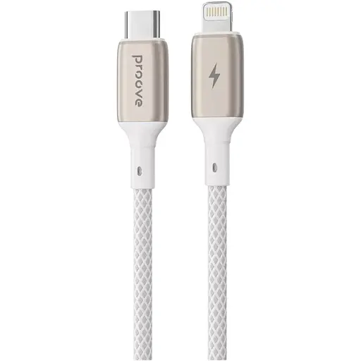 Кабель Proove Dense Metal USB-С to Lightning 27W 1m White (CCDM27002102) [130317] - фото 2